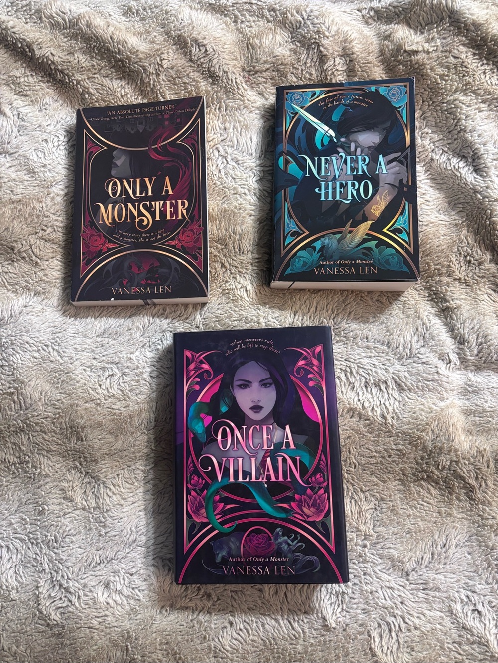 Monsters Trilogy book bundle by Vanessa Len